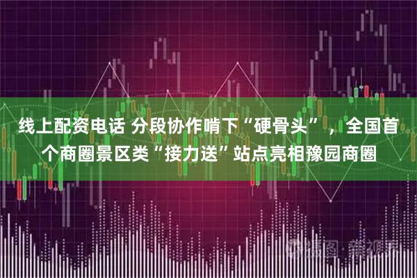 线上配资电话 分段协作啃下“硬骨头” ,全国首个商圈景区类“接力送”站点亮相豫园商圈